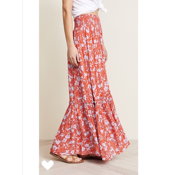 Free People Dresses & Skirts - Free People Tiered Smocked Maxi Skirt